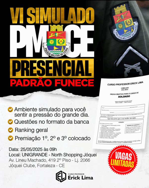 VI SIMULADO PMCE
