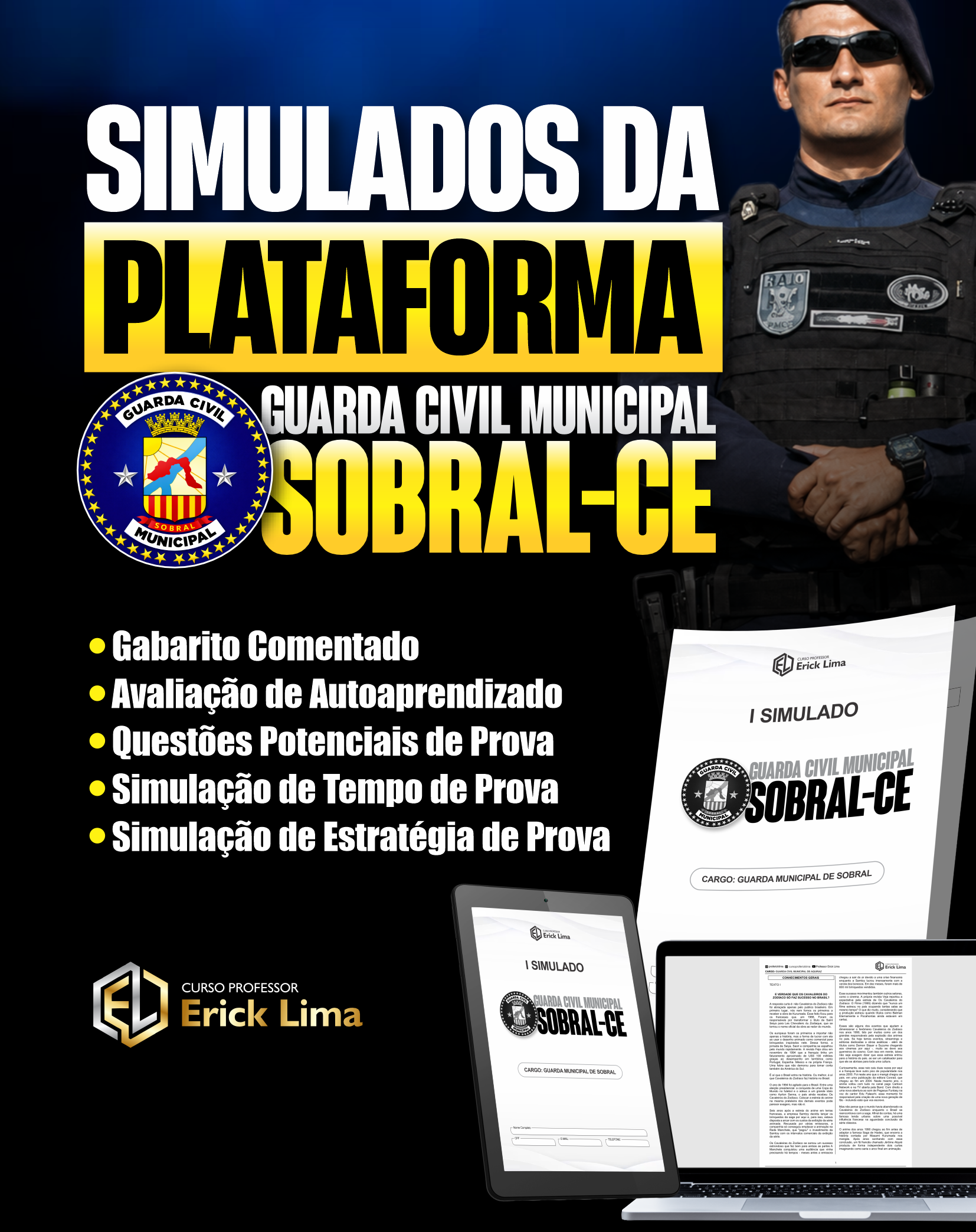 Simulados da Plataforma - GCM Sobral